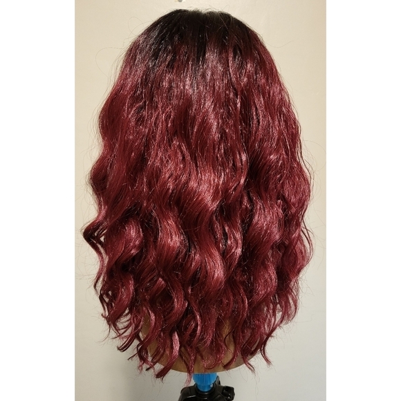 Bobbi Boss Lace Front Bob - Burgundy - Picture 3 of 9